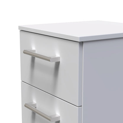 Devon 3 Drawer Bedside Cabinet Fully Assembled