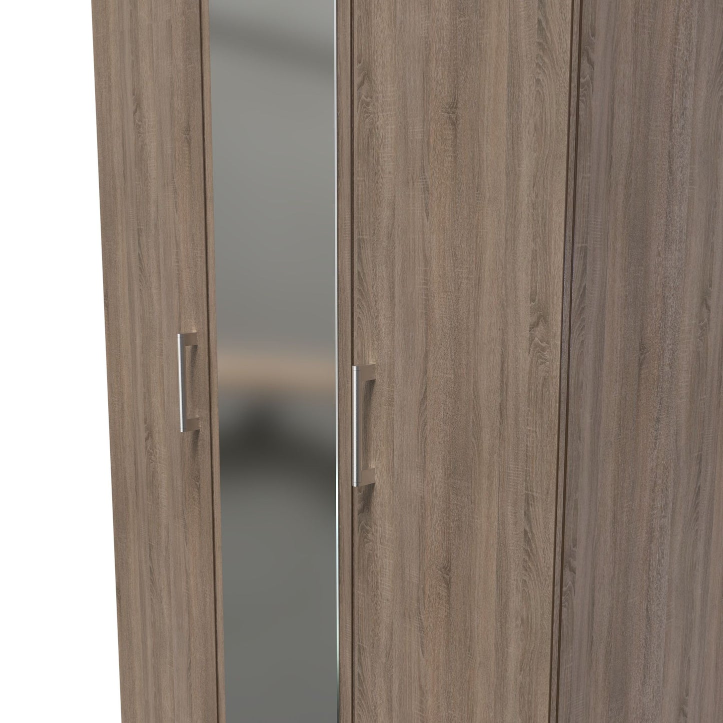 Devon Triple Mirrored Wardrobe