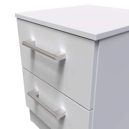 Devon 2 Drawer Bedside Cabinet