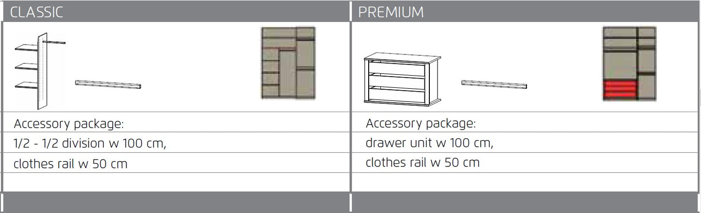 Rauch Junonia Hinged door Wardrobe