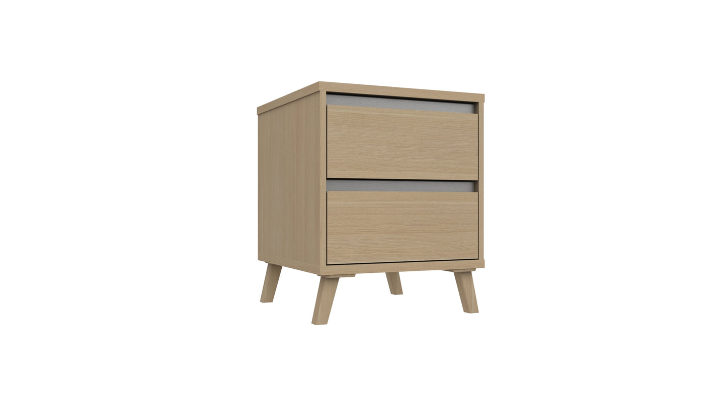 Tamar 2 Drawer Bedside