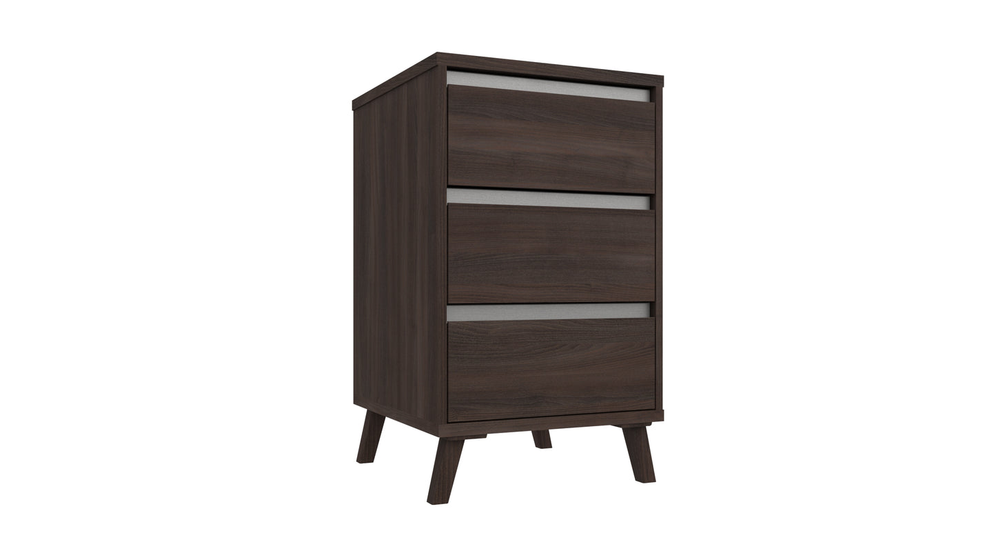 Tamar 3 Drawer Bedside