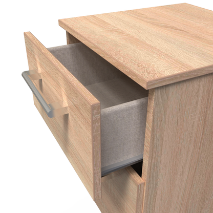 Devon 2 Drawer Bedside Cabinet