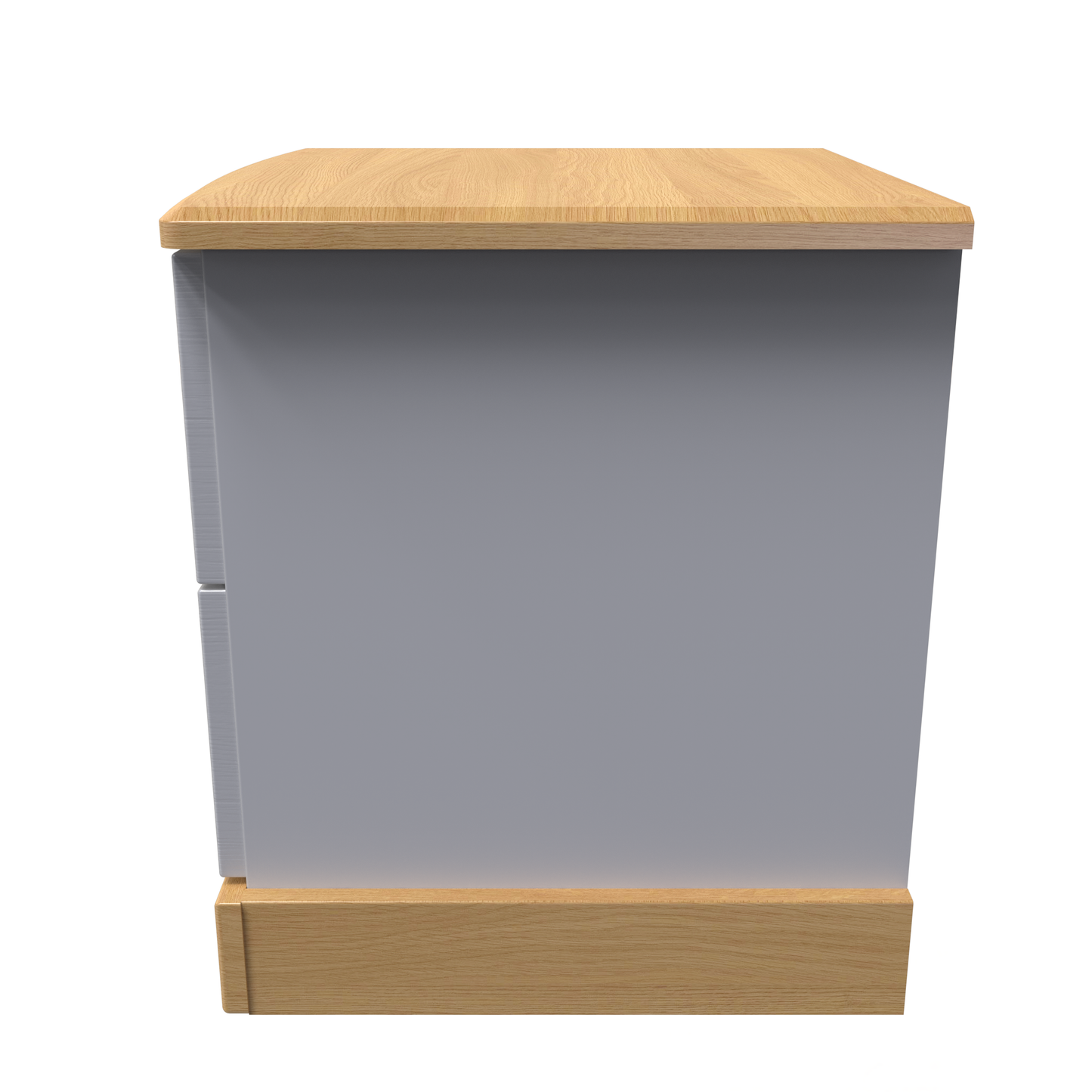 Whitney 2 Drawer Bedside Cabinet with Lock