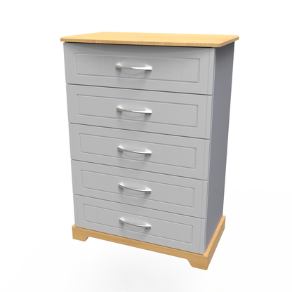 Whitney 5 Drawer Chest Fully Assembled