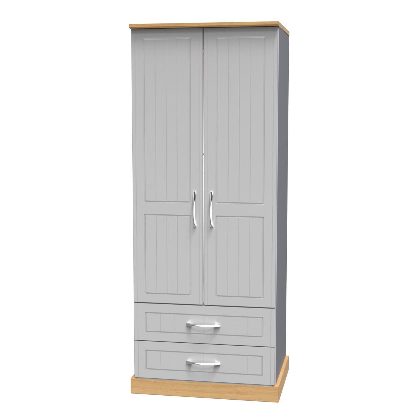 Ready assembled Whitney Tall 2 Drawer Wardrobe