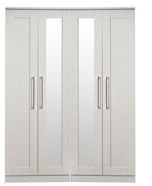 York Tall 4 Door Wardrobe