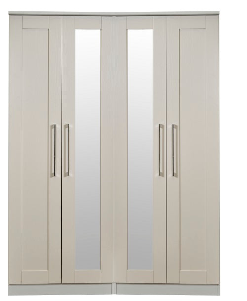 York Tall 4 Door Wardrobe