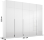 Rauch Montclar White Gloss Wardrobe