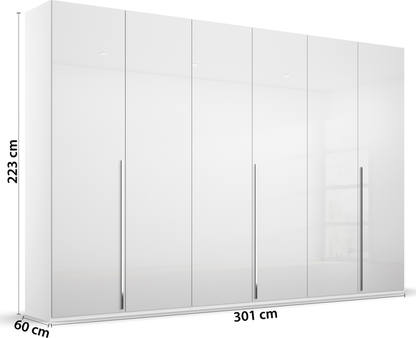 Rauch Montclar White Gloss Wardrobe