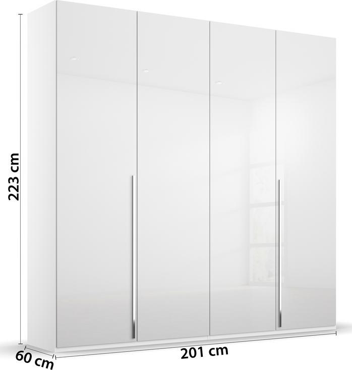 Rauch Montclar White Gloss Wardrobe