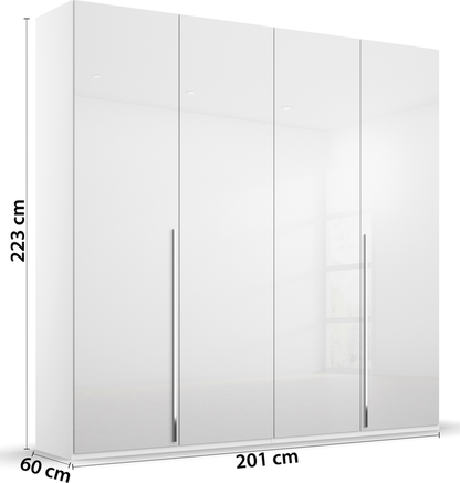 Rauch Montclar White Gloss Wardrobe