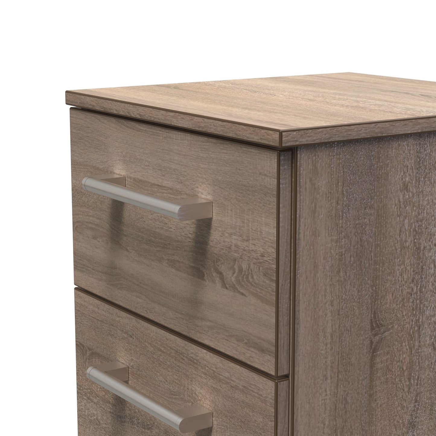 Devon 3 Drawer Bedside Cabinet Fully Assembled