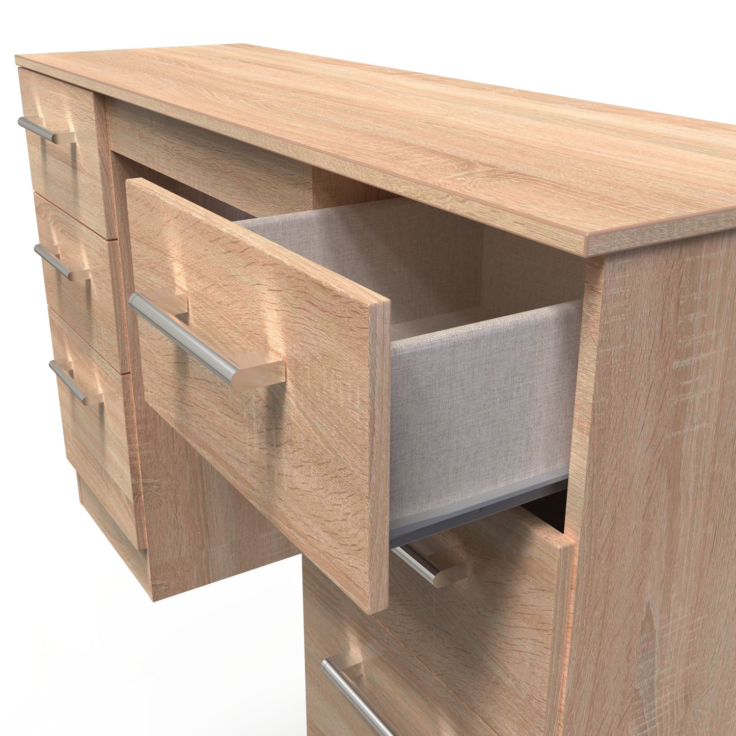 Devon Kneehole Fully Assembled Dressing table