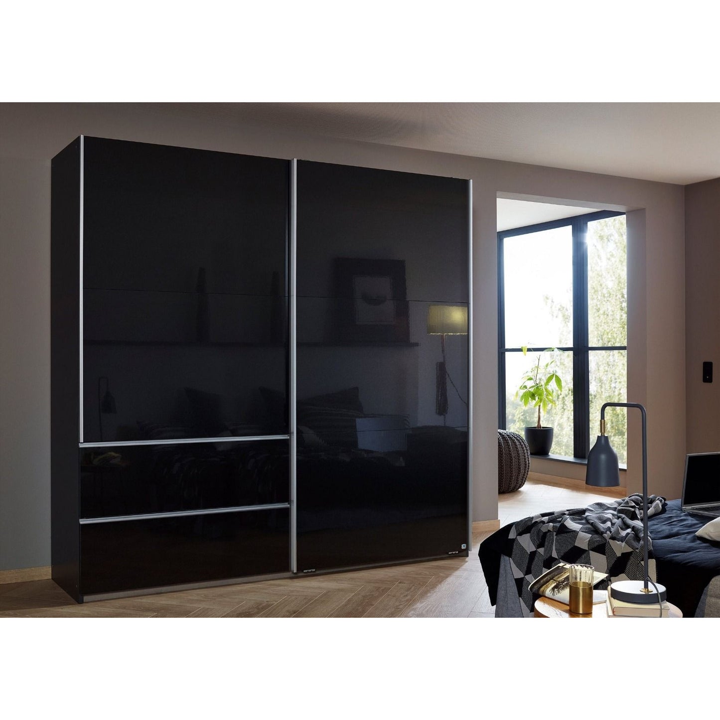 Rauch Sevilla sliding door wardrobe with drawers