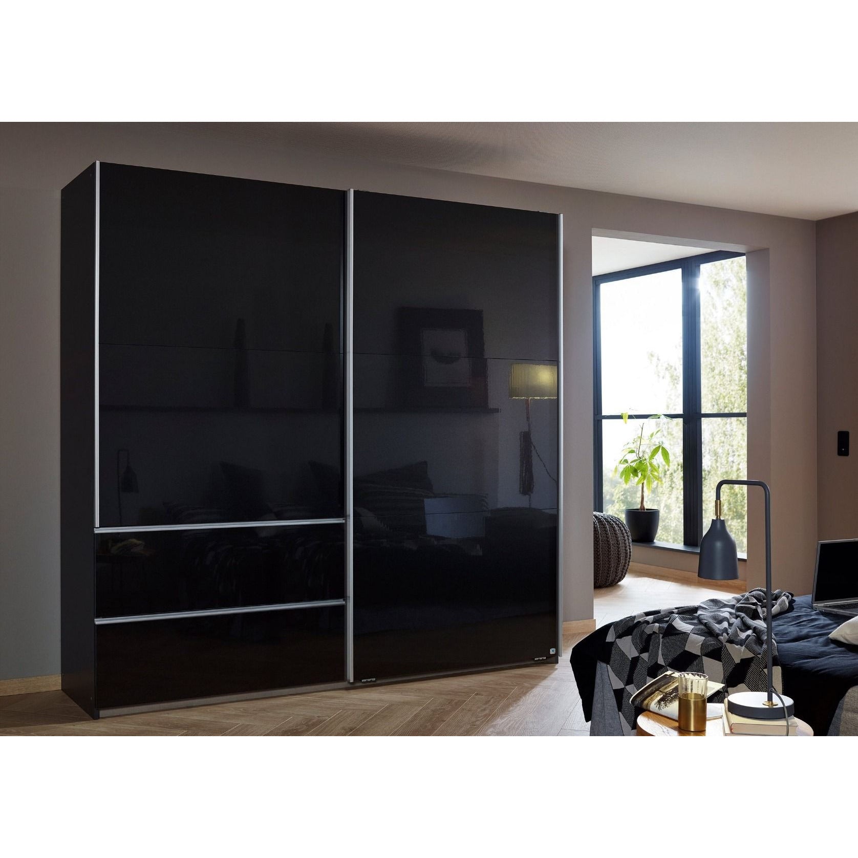 Rauch Sevilla sliding door wardrobe with drawers