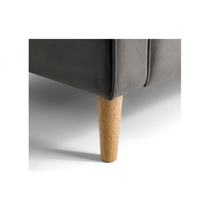 Hayward 3 Seater Sofa Velvet Grey