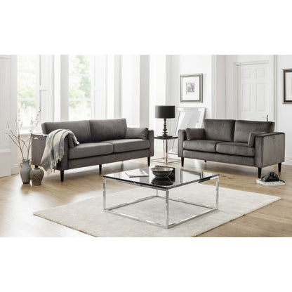 Hayward 3 Seater Sofa Velvet Grey