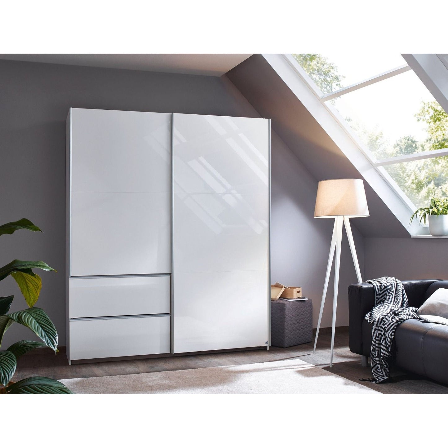 Rauch Sevilla Sliding door wardrobe with Drawers