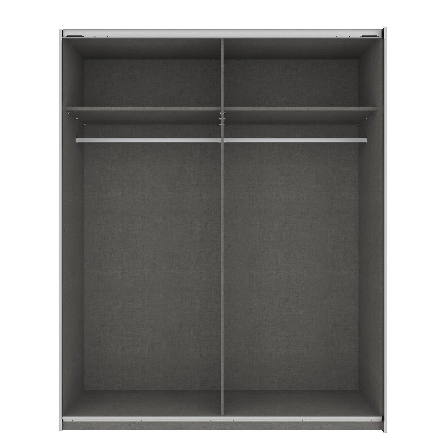 Rita Base 2 Sliding Door Wardrobe 181cm Front Full Mirror 