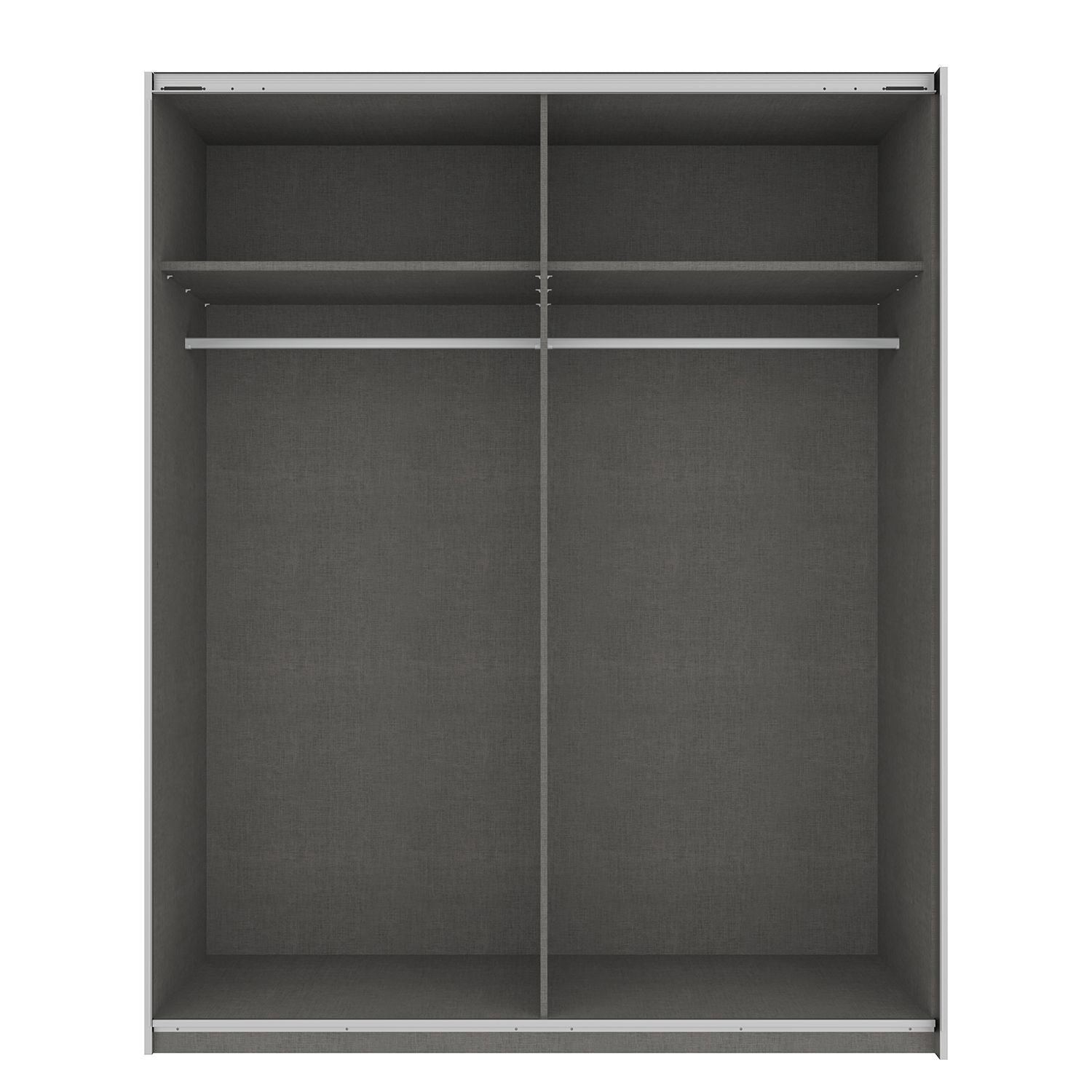 Rita Base 2 Sliding Door Wardrobe 181cm Front Full Mirror 