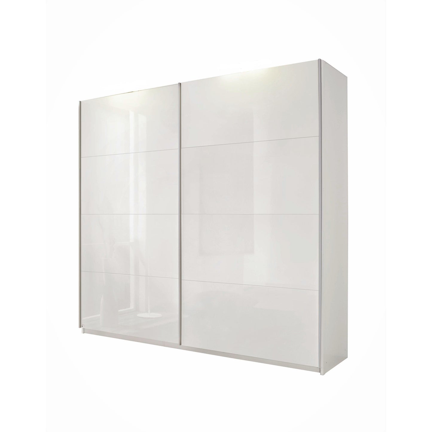 Milan High Gloss Sliding Door Wardrobe