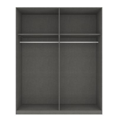 Milan High Gloss Sliding Door Wardrobe