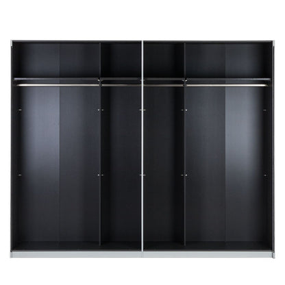 Milan High Gloss Sliding Door Wardrobe