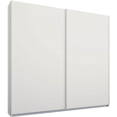 Rauch Essence Sliding Door Wardrobe White Frame Matt White Doors