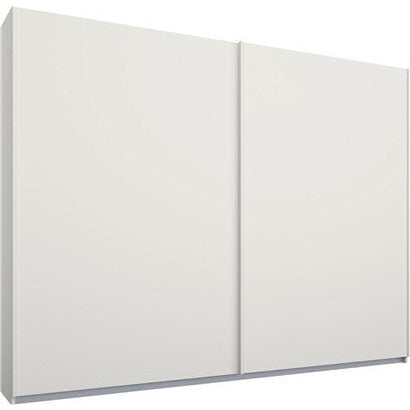 Rauch Essence Sliding Door Wardrobe White Frame Matt White Doors