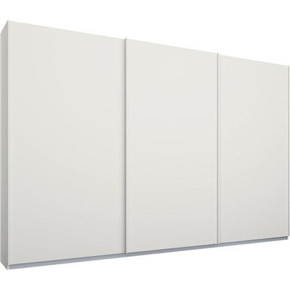 Rauch Essence Sliding Door Wardrobe White Frame Matt White Doors