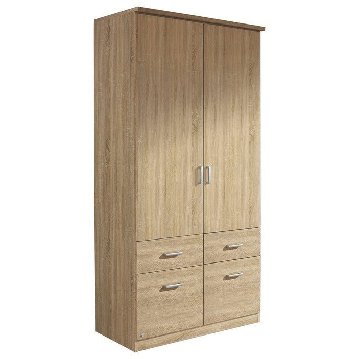 Bremen 2 door Hinged Combi Wardrobe 