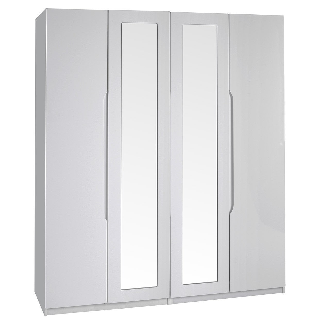 Sonata Tall 4 Door Wardrobe with 2 Mirrors