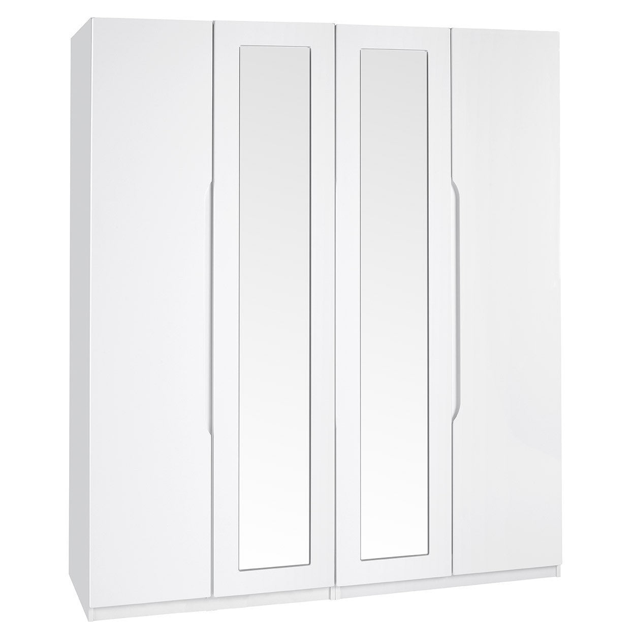 Sonata Tall 4 Door Wardrobe with 2 Mirrors