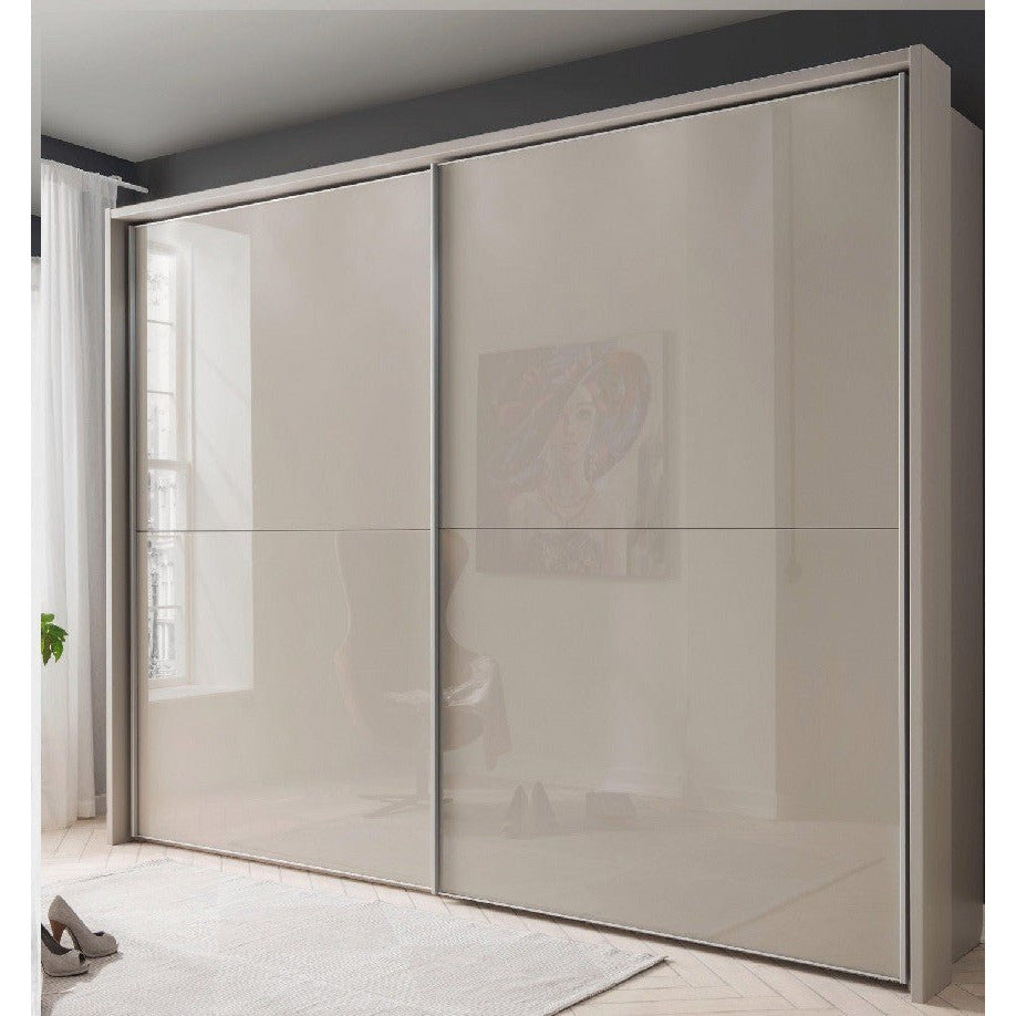 Wiemann Berlin Sliding Door Wardrobe Pebble Glass