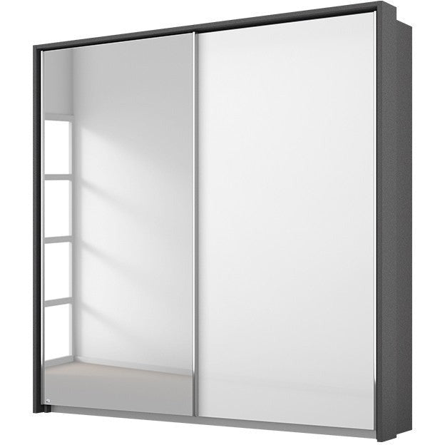 Lara Sliding 2 Door Wardrobe 1 Mirror