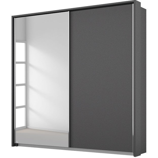 Lara Sliding 2 Door Wardrobe 1 Mirror
