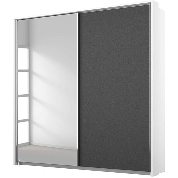 Lara Sliding 2 Door Wardrobe 1 Mirror