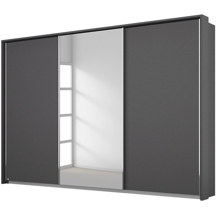 Lara Sliding 3 Door Wardrobe 1 Mirror
