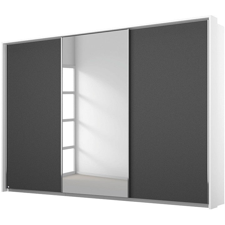 Lara Sliding 3 Door Wardrobe 1 Mirror