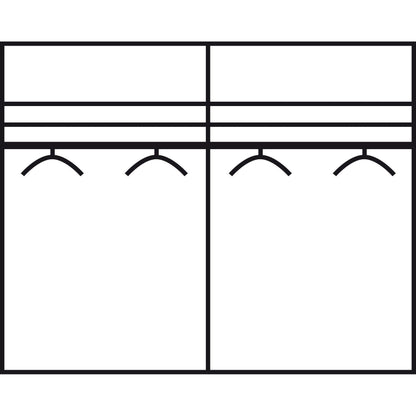 Wiemann Kansas Wardrobe White with Mirrors