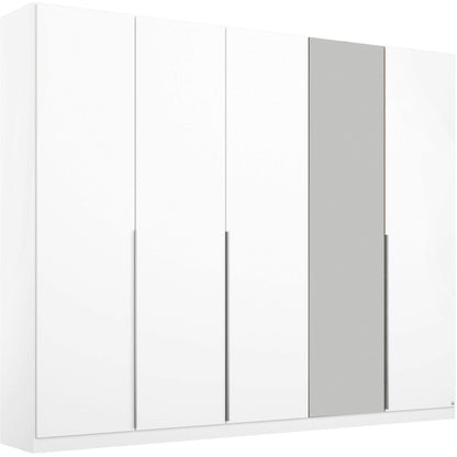 Rauch Bellezza Wardrobe White Gloss with Silk Grey