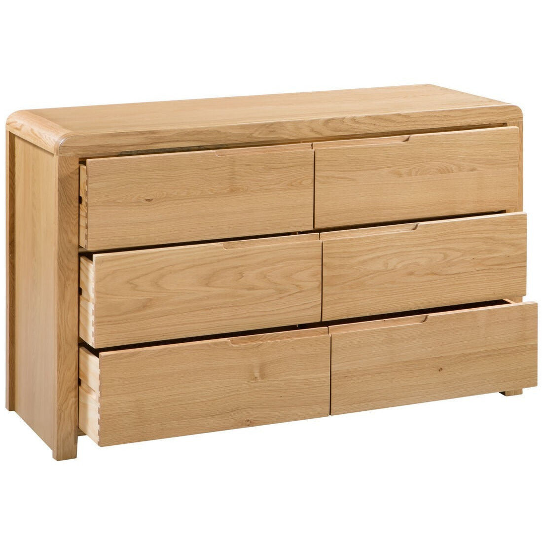 CURVE 6 DRAWER WIDE CHEST