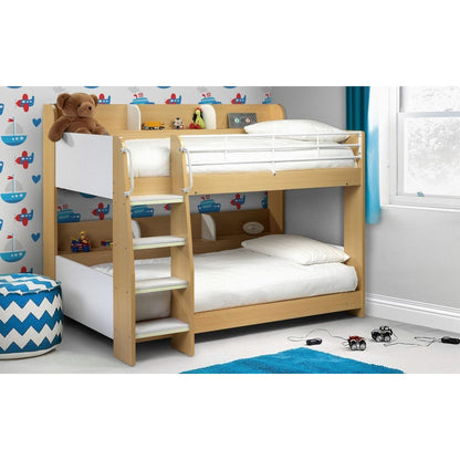 DOMINO BUNK MAPLE AND WHITE