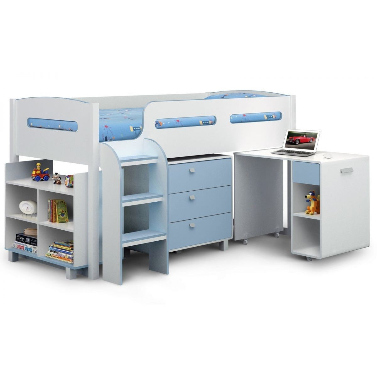 KIMBO BLUE CABIN BED