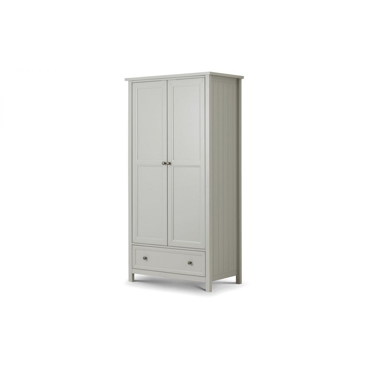 MAINE 2 DOOR COMBINATION WARDROBE - DOVE GREY