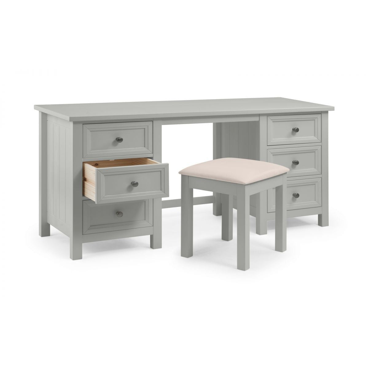 MAINE DRESSING TABLE - DOVE GREY SET