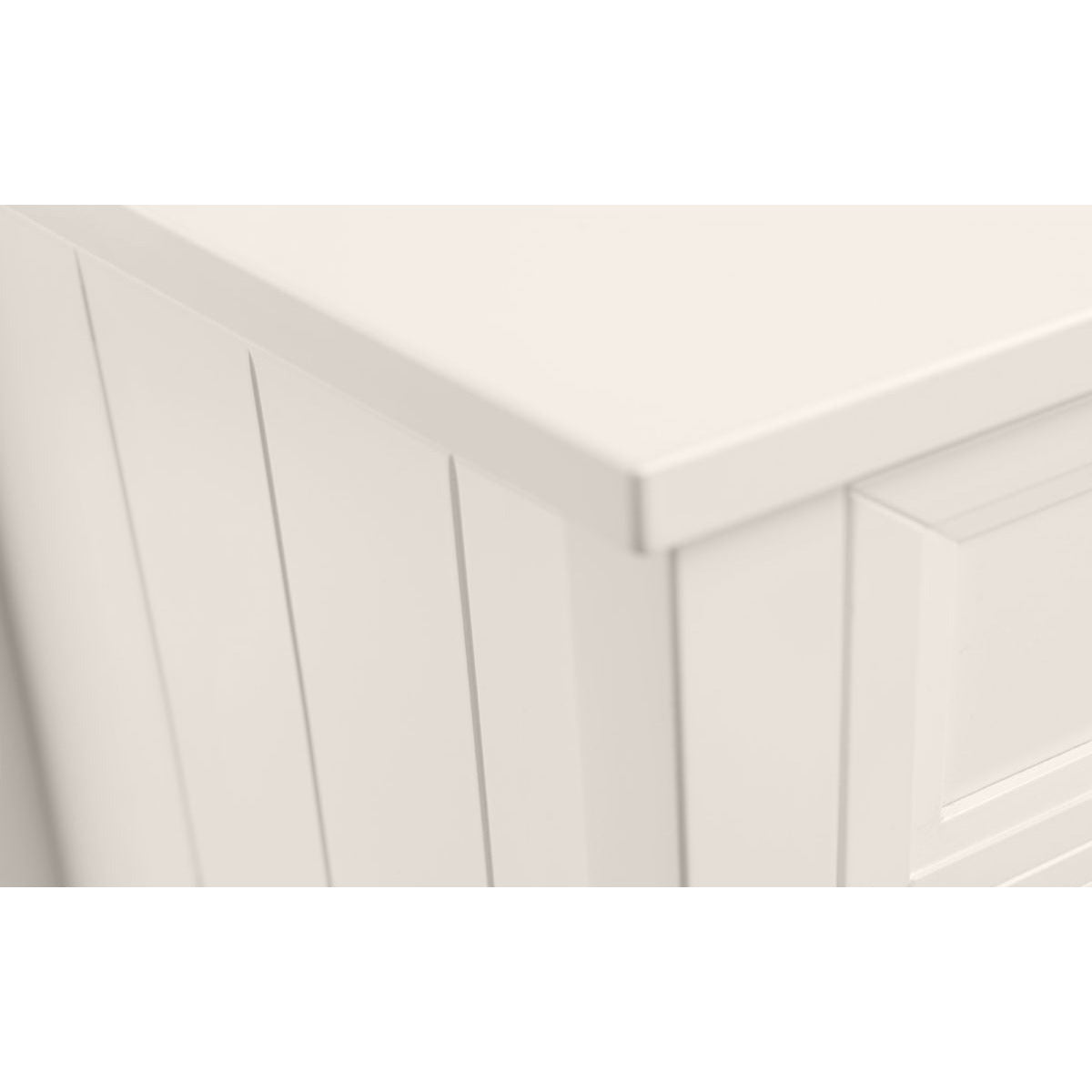 MAINE 3 DRAWER WIDE CHEST - white