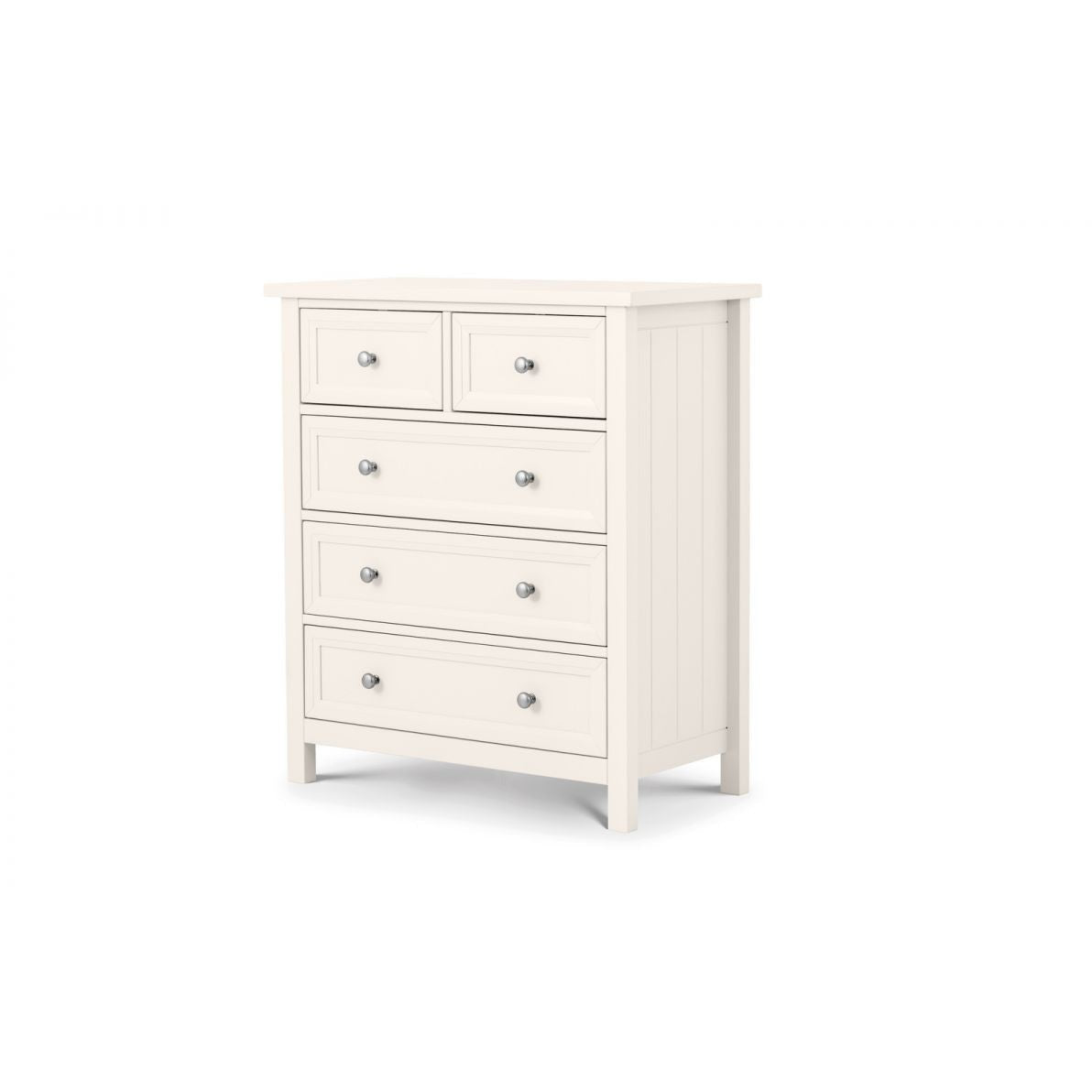 MAINE 3 + 2  DRAWER  CHEST -WHITE