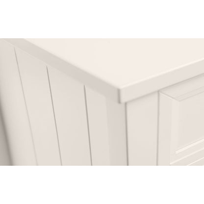 MAINE 6 DRAWER WIDE CHEST - WHITE